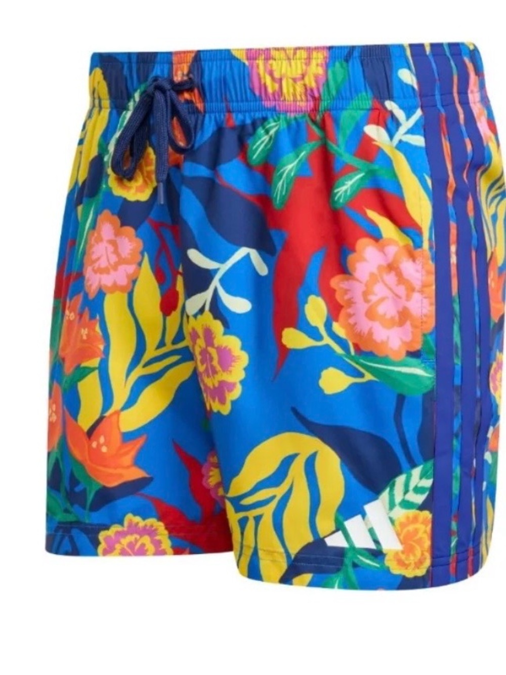 Mexicana Florals 3 Stripes Swim Shorts 5 Inch